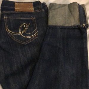 Beautiful gold shimmer pair of jeans